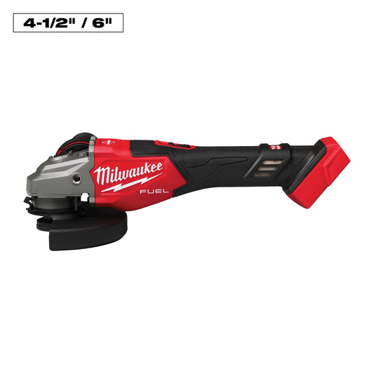 Milwaukee Tool 3671-20 M18 FUEL™ 4-1/2"-6" Braking Grinder, Slide Switch, 1 EA