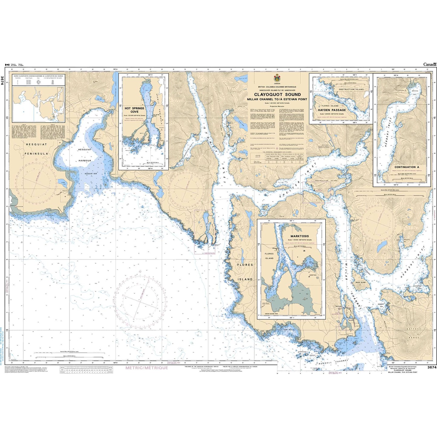 Paradise Clay CAN3674 CHS Clayoquot Sound, Millar Channel to/ Estevan Point