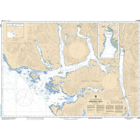 Paradise Clay CAN3676 CHS Chart Esperanza Inlet