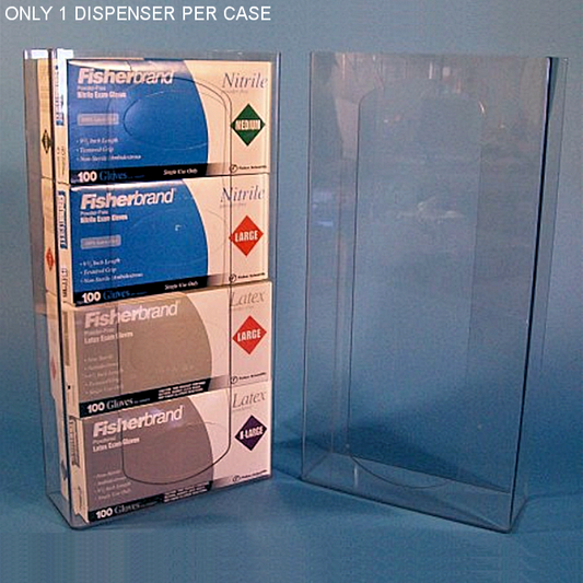 SOS Cleanroom Cleanroom Exam Glove 4-Box Dispenser (Holds Boxes Horizontally)