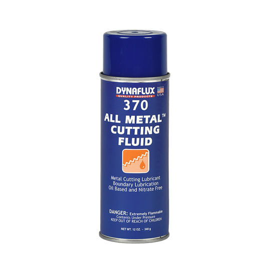 Dynaflux 370-16 370 – All Metal Cutting Fluid, (12 oz Aerosol - Case of 12 Cans)