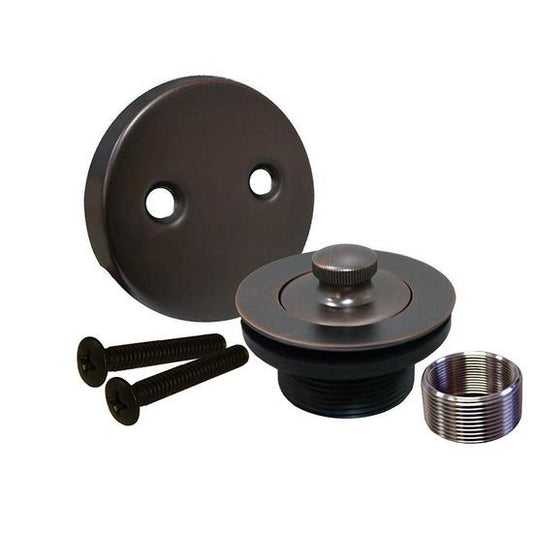 Jones Stephens B5155RB Oil Rubbed Bronze Two-Hole Lift and Turn Tub Drain Trim Kit