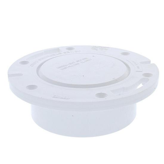 Jones Stephens C50400 4" PVC Closet Flange with Knockout