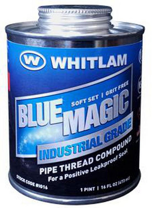 Jones Stephens S95711 1 Pint, Whitlam "Blue Magic" Pipe Joint Compound, Carton of 12