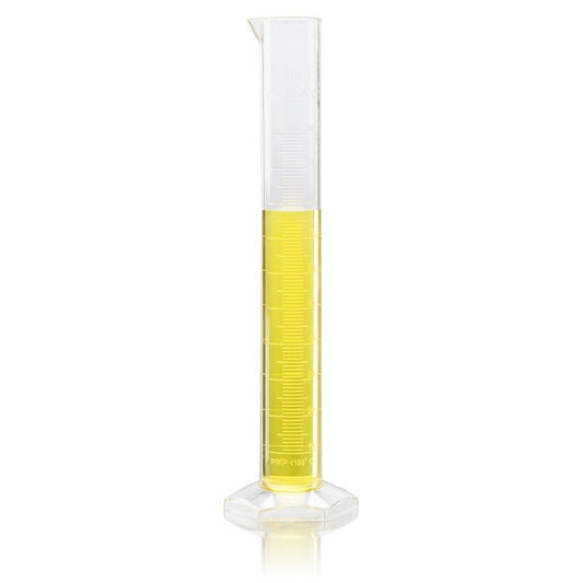 Globe Scientific 3703-100 Cylinder Measuring Diamond Essentials Class B PMP Molded Graduations tall form 100mL
