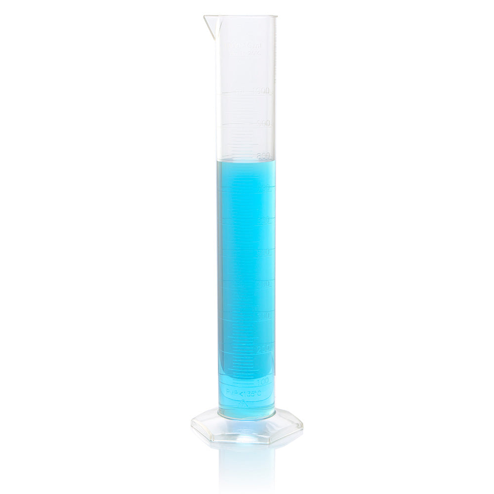 Globe Scientific 3703-250 Cylinder Measuring Diamond Essentials Class B PMP Molded Graduations tall form 250mL