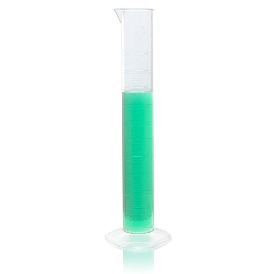 Globe Scientific 3703-500 Cylinder Measuring Diamond Essentials Class B PMP Molded Graduations tall form 500mL