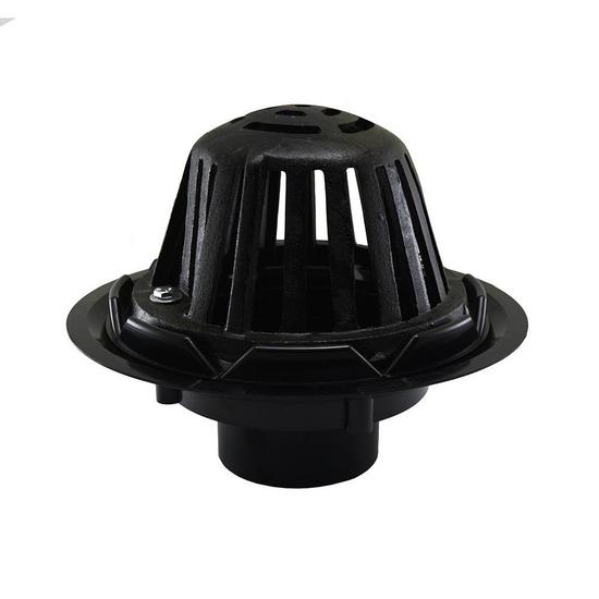 Jones Stephens R18009 2" ABS Roof Drain with Cast Iron Dome