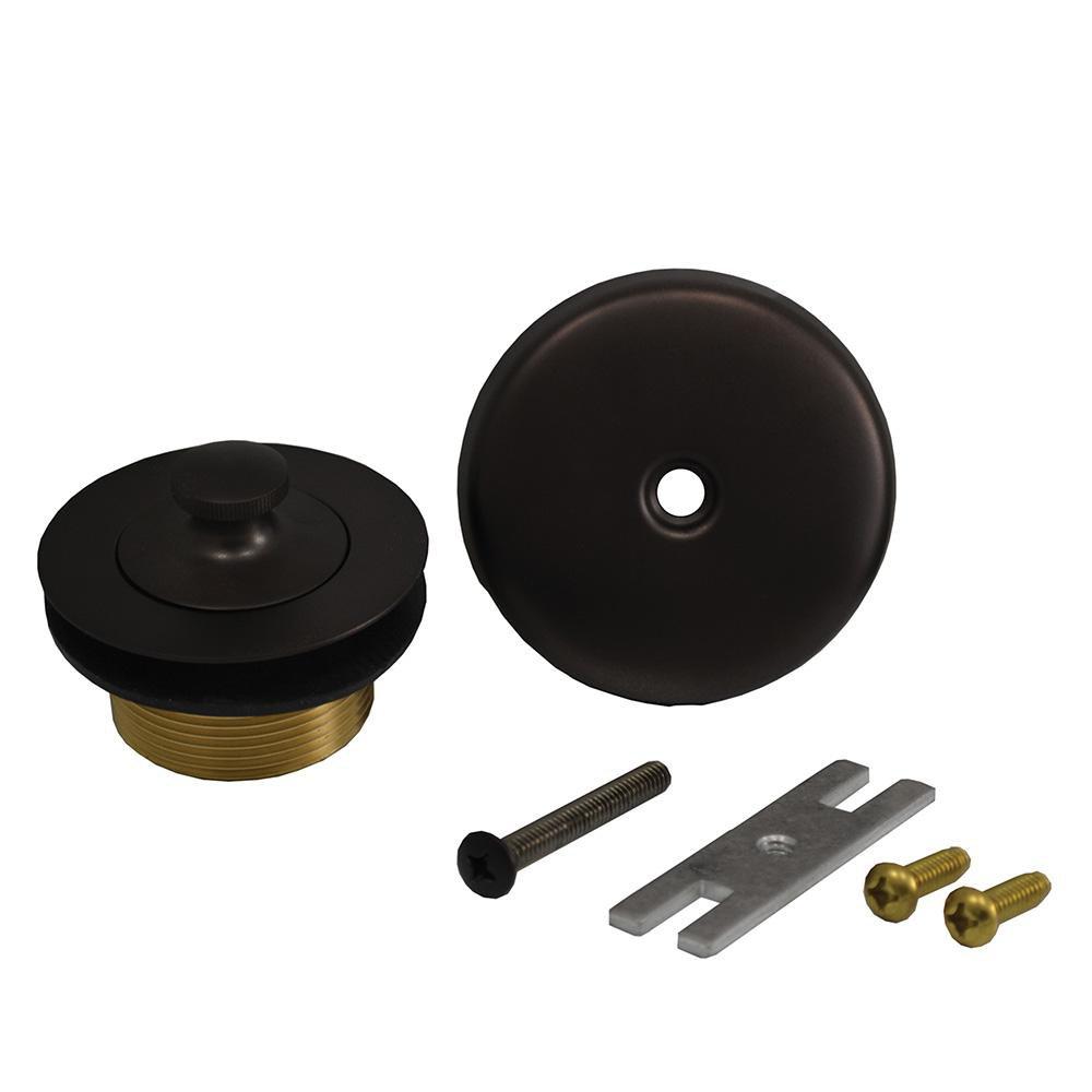 Jones Stephens B5160RB Oil Rubbed Bronze One-Hole Lift and Turn Tub Drain Trim Kit