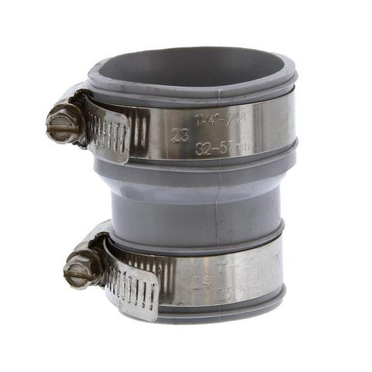 Jones Stephens T06003 1-1/4" or 1-1/2" Flexible Drain Trap Connector, CTS or DWV to Tubular