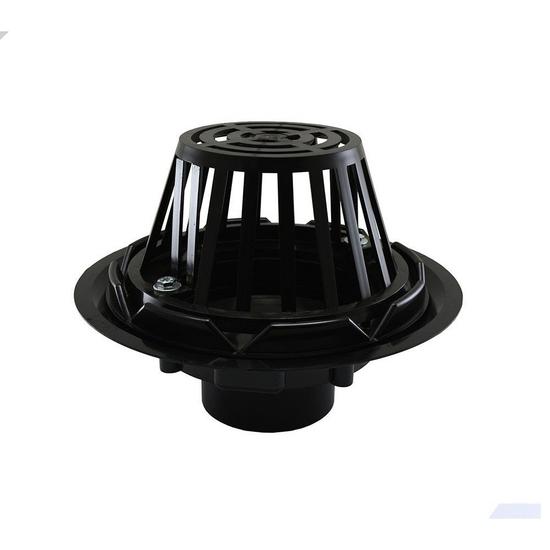 Jones Stephens R18016 2" ABS Roof Drain with Plastic Dome