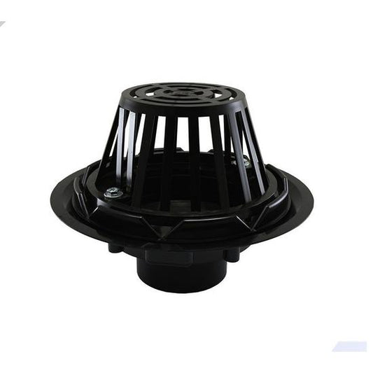 Jones Stephens R18016 2" ABS Roof Drain with Plastic Dome