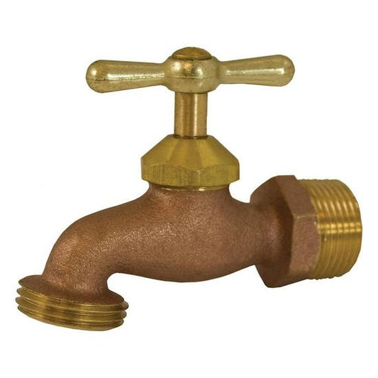 Jones Stephens B59050 1/2" x 3/4" Cast Brass Hose Bibb
