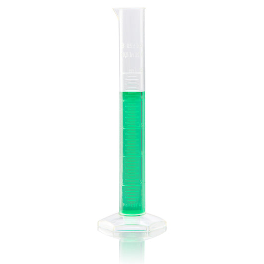 Globe Scientific 3705-25 Cylinder Measuring Diamond Essentials Class A PMP Molded Graduations tall form 25mL