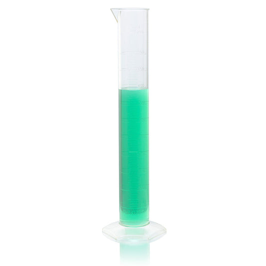 Globe Scientific 3705-100 Cylinder Measuring Diamond Essentials Class A PMP Molded Graduations tall form 100mL