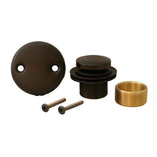 Jones Stephens B5156RB Oil Rubbed Bronze Two-Hole Toe Touch Tub Drain Trim Kit