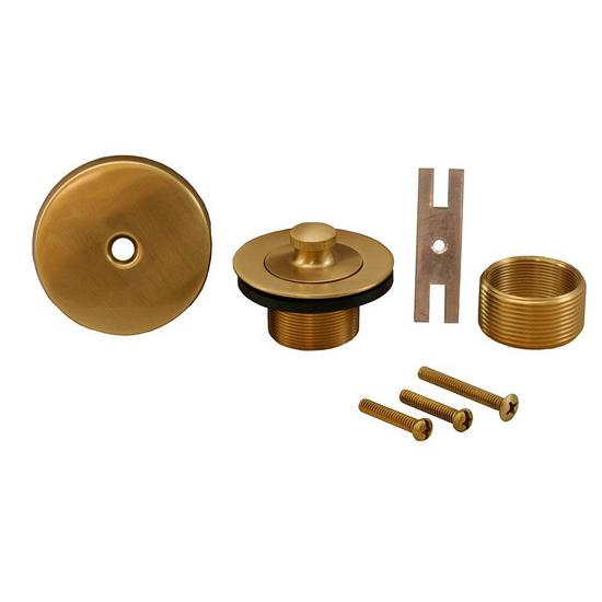 Jones Stephens B5160BB Brushed Bronze One-Hole Lift and Turn Tub Drain Trim Kit