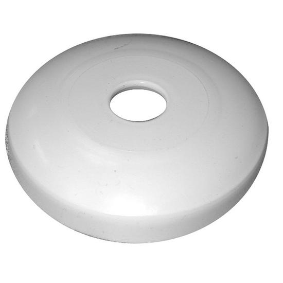 Jones Stephens E15375 1/2" OD (3/8" CTS) White Plastic Escutcheon, Shallow Flange, Box of 50