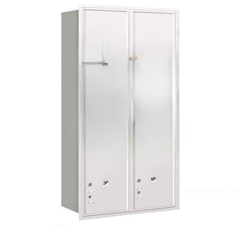 Mailboxes 3716D-6PCRP Recessed Mounted 4C Horizontal Mailbox (Includes Master Commercial Locks)