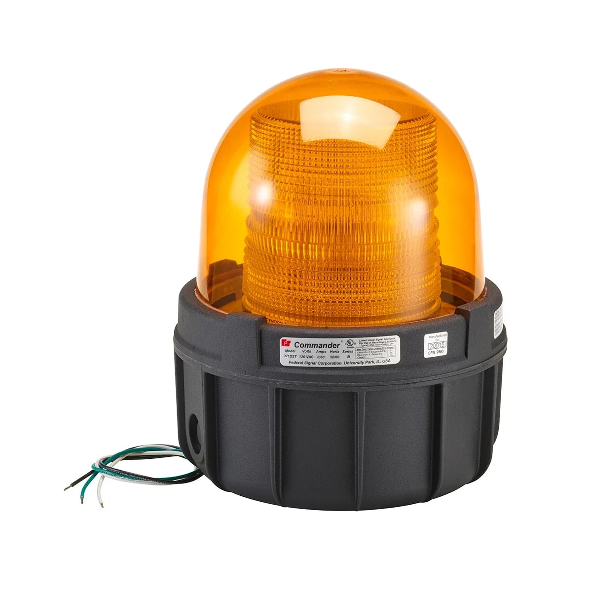 Federal Signal 371DST-240A Commander® Double Strobe Hazardous Location Lights, Amber