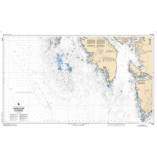 Paradise Clay CAN3726 CHS Chart Laredo Sound and Approaches