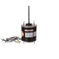 Genteq Condenser Fan Motor, 3/4 HP, 1 Ph, 60 Hz, 208-230 V, 1075 RPM, 1 Speed, 48 Frame, TEAO - 3731