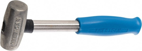 American Hammer AM15ALCG Non-Marring Hammer, 24 oz, 1-3/4" Face Dia, Aluminum Head