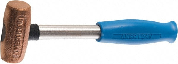 American Hammer AM4CUCG Non-Marring Hammer, 4 lb, 1-5/8" Face Dia, Copper Head