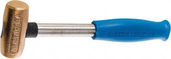 American Hammer AM15CUCG Non-Marring Hammer, 1-1/4" Face Dia, Copper Head