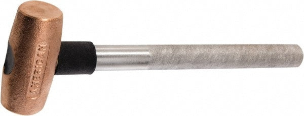 American Hammer AM1CUPG Non-Marring Hammer, 1 lb, 1-1/8" Face Dia, Copper Head