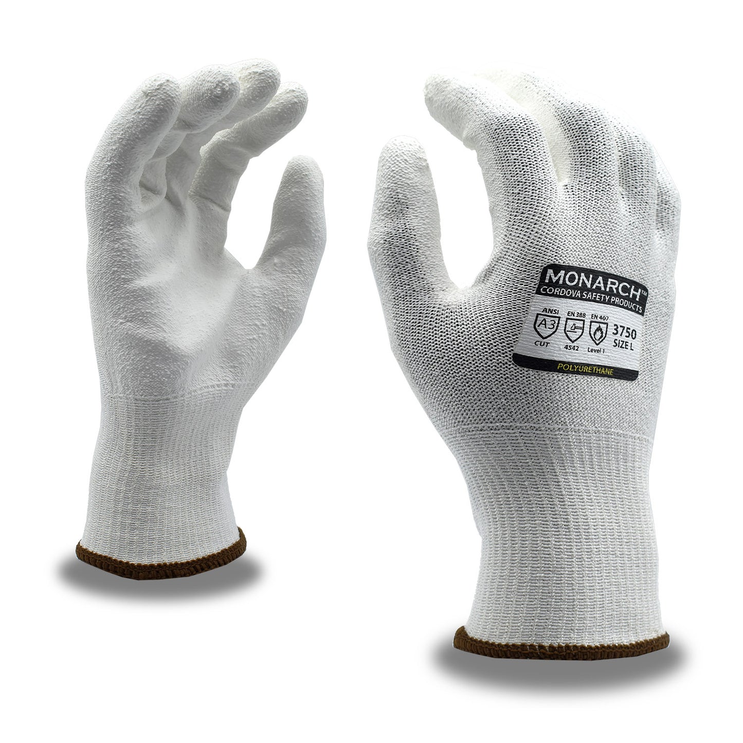 Cordova Safety 3750M MONARCH-PU™, PU Palm, A3 Cut