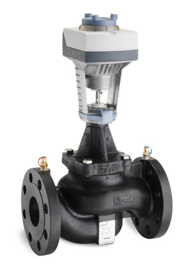 Siemens 378-07314 PICV, 6 INCH, ANSI 125, 650 GPM MAX. FLOW, WITH SAV ACTUATOR, 0-10V, NSR