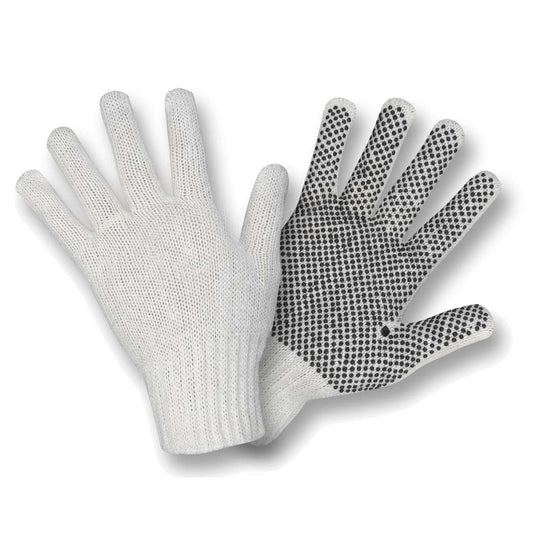 Cordova Safety 3801L Machine Knit, PVC Dots, Economy Weight