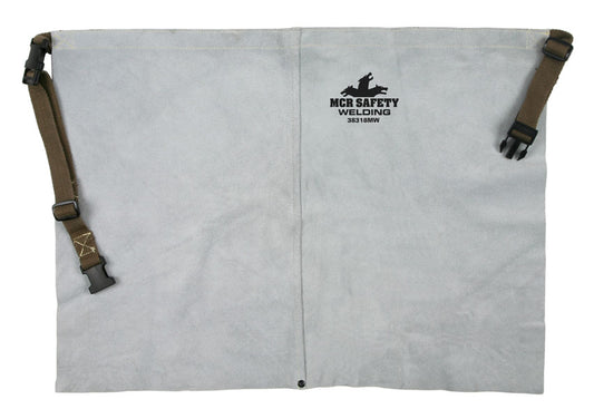 MCR Safety 38318MW MCR Safety Welding Leather Waist Apron Measures 24 Inches x 18 Inches Double Lock Stitched (1 EA)