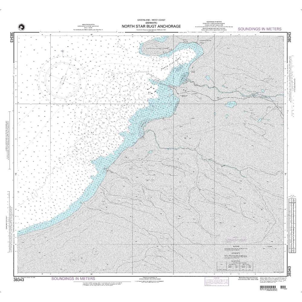 Paradise Clay NGA_38343 NGA Chart North Star Bugt Anchorage
