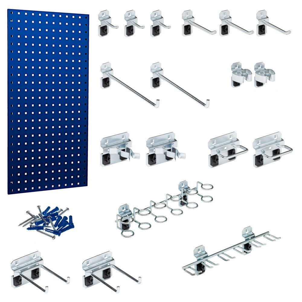 Triton Products LB18-1BH-Kit (1) 18" x 36" Blue LocBoard/18 Hook