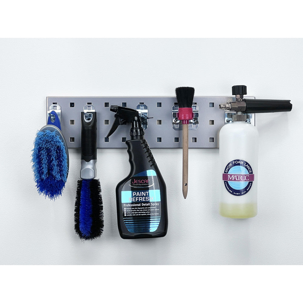 Triton Products LBS18T-SLV 18" x 4.5" Sliver Tool Pegboard Strip Kit