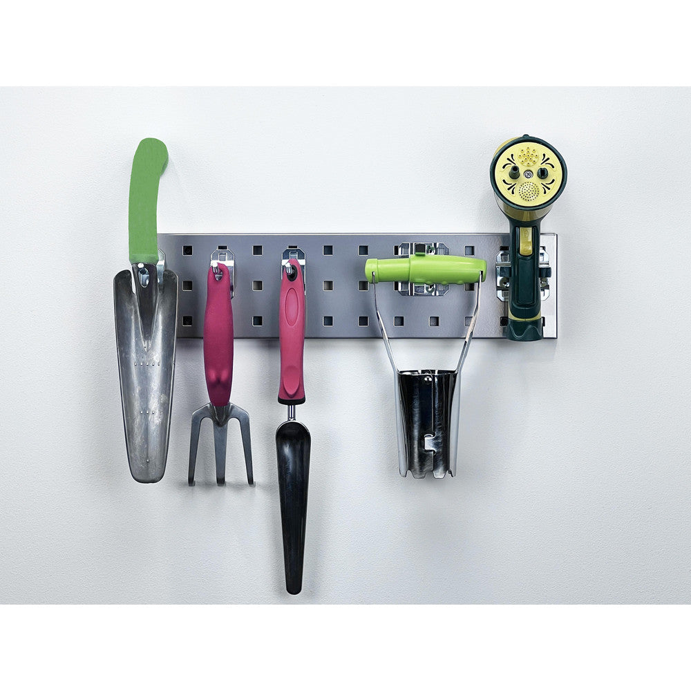 Triton Products LBS18T-SLV 18" x 4.5" Sliver Tool Pegboard Strip Kit