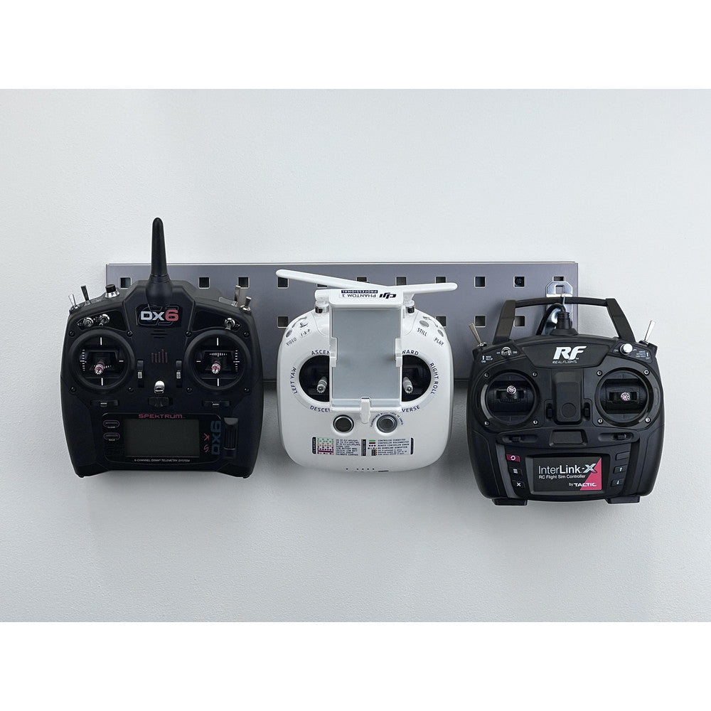 Triton Products LBS18K-SLV Silver Key Holder Pegboard Strip Kit