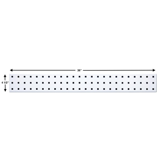 Triton Products LBS36P-WHT White Pneumatic Tool Hldr Pegboard Kit