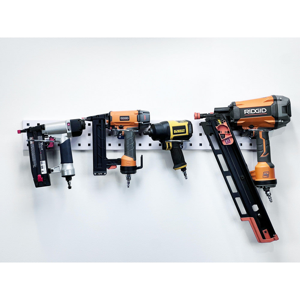 Triton Products LBS36P-WHT White Pneumatic Tool Hldr Pegboard Kit