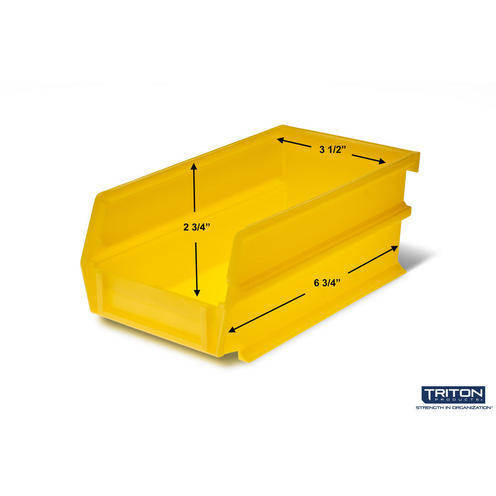 Triton Products 3-220YWS Wall Storage-Med YEL Bins/Rails 26 CT