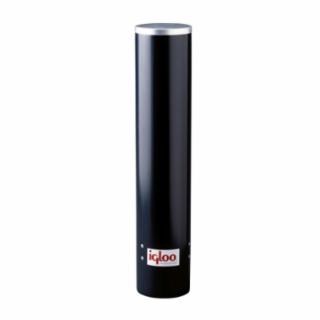 IGLOO 8242 4-4.5Oz. Cup Dispenser Black Plastic