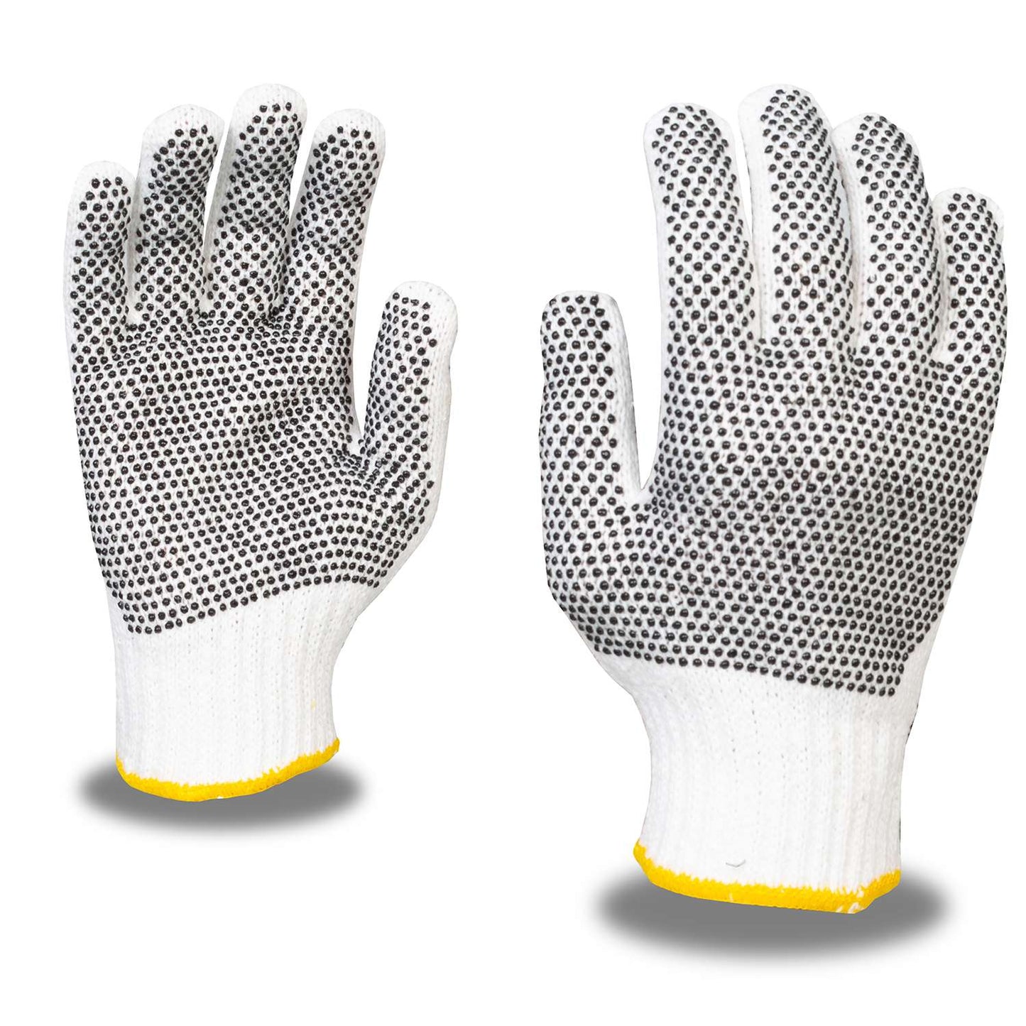 Cordova Safety 3850L/P Machine Knit, Double-Sided, PVC Dots, Standard Weight