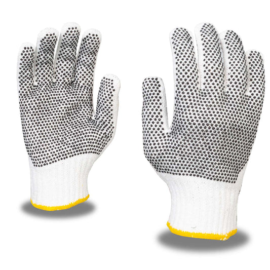 Cordova Safety 3850L/P Machine Knit, Double-Sided, PVC Dots, Standard Weight