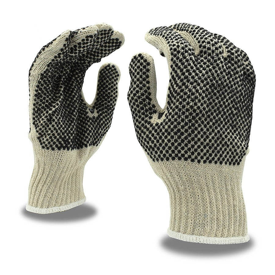 Cordova Safety 3851M Machine Knit, Double-Sided, PVC Dots, Economy Weight