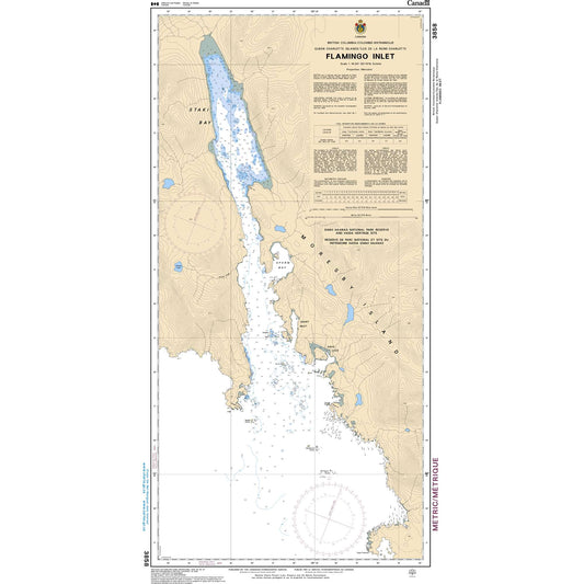 Paradise Clay CAN3858 CHS Chart Flamingo Inlet