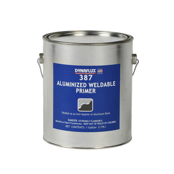 Dynaflux 387-2X1 Aluminized Weldable Primer, (Case of 2 - 1 Gallons)