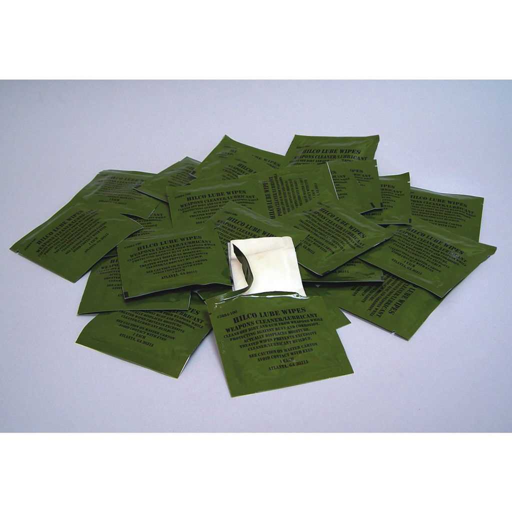 AbilityOne 3884100 Hilco Lube Maintenance Lubricant Packet Wipes