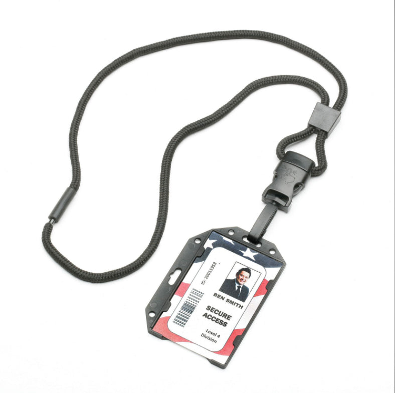 AbilityOne 8455016660466 SKILCRAFT SMART CARD HOLDER BLK 36IN L RFID SHIELDED